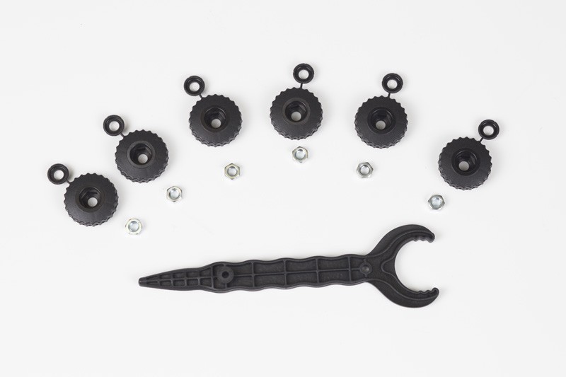 Pokrętki M6 z kluczem przeciążeniowym